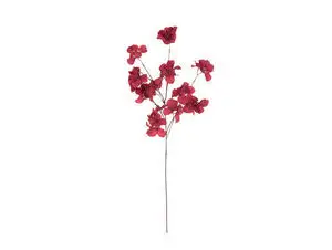 Present time - Artificial plant Flower Stem red ochre