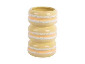 Present time - Vase Macaron soft yellow