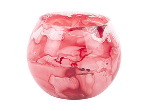 Present time - Votive Blended small glass red ochre