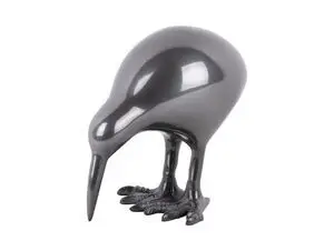 Present time - Statue Kiwi Bird metal gun metal