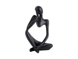 Present time - Statue Imagine polyresin black