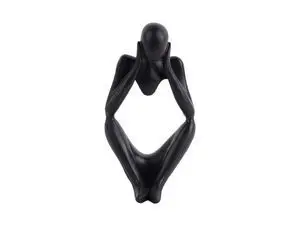 Present time - Statue Dreaming polyresin black