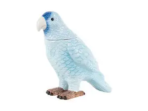 Present time - Storage jar Bird soft blue