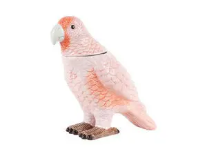 Present time - Storage jar Bird soft pink