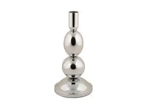 Present time - Candle holder Dazzle medium chrome plated