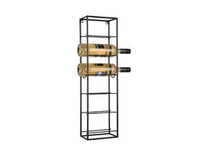 Present time - Wine rack Single metal matt black