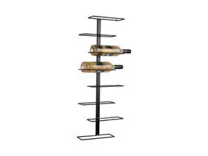 Present time - Wine rack Float metal matt black