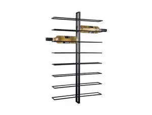 Present time - Wine rack Dual metal matt black