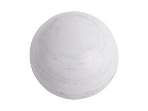 Present time - Statue Ball small marble white