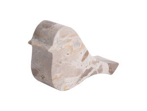 Present time - Statue Bird small marble brown