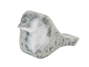 Present time - Statue Bird large marble himalayan green
