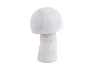 Present time - Statue Mushroom small marble white