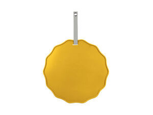 Present time - Memo board Funky Wave bright yellow