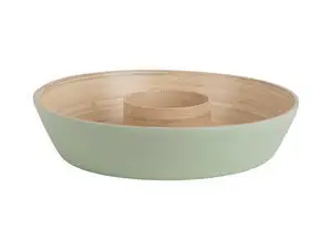 Present time - Bowl Puro chip & dip bamboo soft green