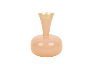 Present time - Vase Yara enamel peach orange