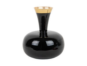 Present time - Vase Yara large enamel black