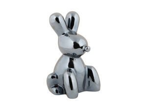 Present time - Statue Balloon Bunny ceramic black plated