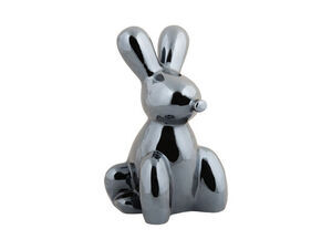 Present time - Statue Balloon Bunny large ceramic black plated