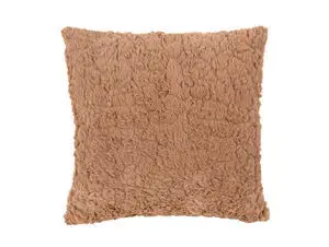 Present time - Cushion Tierno furry brown