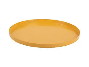 Present time - Tray Servir round extra small bright yellow