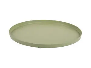 Present time - Tray Servir round small tea green