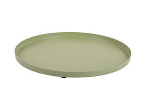 Present time - Tray Servir round small tea green