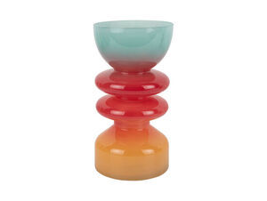 Present time - Vase Summer Vibes glass large multi colour