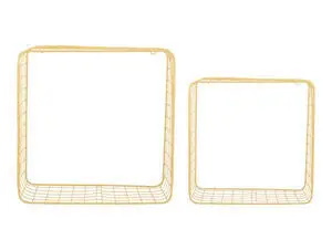 Present time - Wall rack set Reja soft yellow