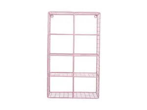 Present time - Wall rack Reja compartments soft pink