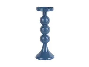 Present time - Candle holder Funky large classic blue