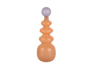 Present time - Vase Alegre Anillo large peach orange w. soft purple