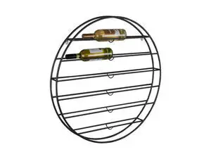 Present time - Wine rack Redondo metal matt black