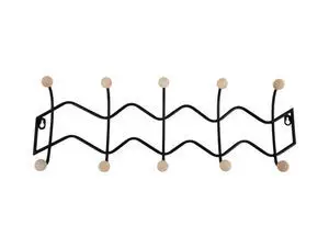 Present time - Coat rack Double Zig Zag black
