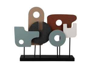 Present time - Statue Abstract Art large multi colour