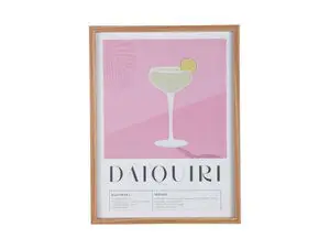 Present time - Wall art Daiquiri soft pink