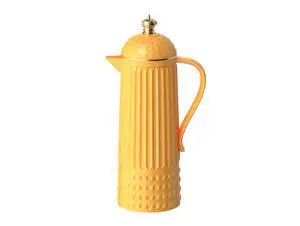 Present time - Thermos bottle Crown bright yellow