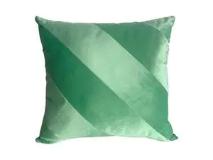 Present time - Cushion Tono square bright green