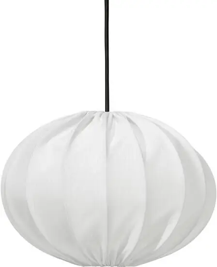 PR Home - Hilma Pendant OUTDOOR shade - Hvid 40 cm, incl. Ledning