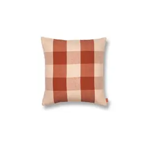 Ferm Living - pude - Grand Cushion - Rose/Rust