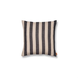 Ferm Living - pude - Grand Cushion - Sand/Black