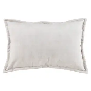Margit Brandt - Pude m. piping inkl. fjerfyld - Creme