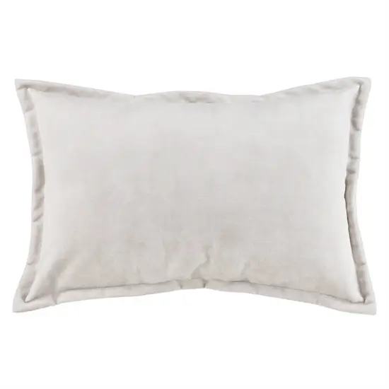 Margit Brandt - Pude m. piping inkl. fjerfyld - Creme