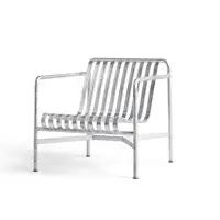 HAY havestol - Palissade Lounge stol - lounge Chair Low - Galvaniseret stål - hot galvanised