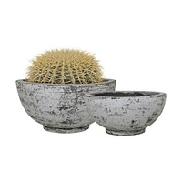 Cozy Living - Flower Pot Concrete - Sæt af 2 stk.