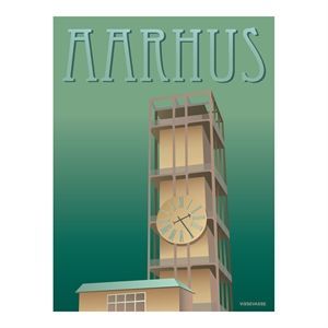 Image of VISSEVASSE - Rådhuset plakat - 30x40 cm