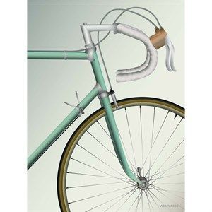Image of VISSEVASSE - Racing Bicycle - 30x40 cm