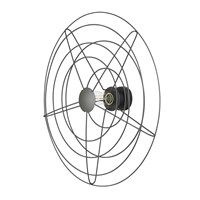 Watt a Lamp - Radio - væg/loftlampe - Ø70 - Mørkegrå