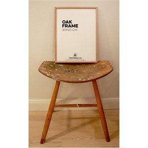 Image of The Dybdahl - egetræsramme 30 x 40 cm
