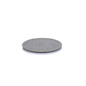 Image of RAW - Frokost tallerken - Grå spotted - 23 cm.