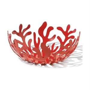 Image of Alessi Mediterraneo frugtskål i rød - ø 21 cm